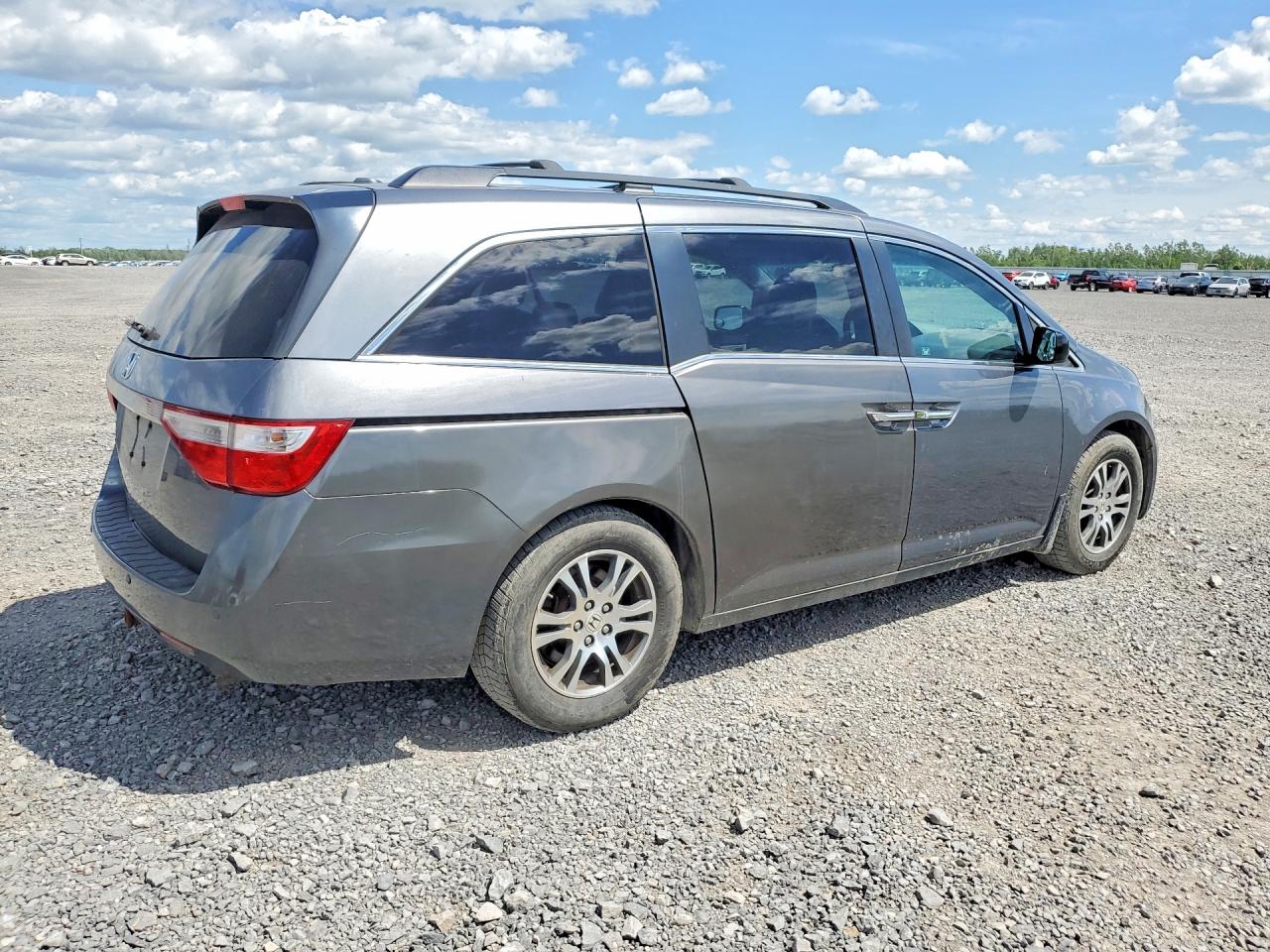 2011 Honda Odyssey Exl Gray vin: 5FNRL5H69BB510677