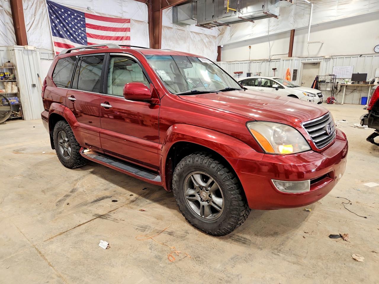 2008 Lexus Gx 470 Red vin: JTJBT20X480168788