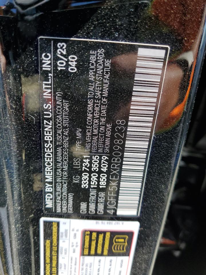 2024 Mercedes-benz Gls 450 4matic Black vin: 4JGFF5KEXRB098238