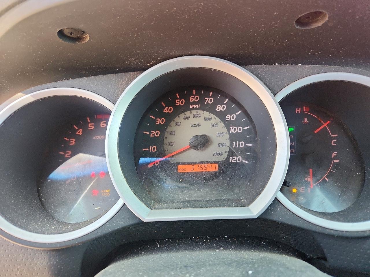 2007 Toyota Tacoma Base Red vin: 5TENX22N47Z467731