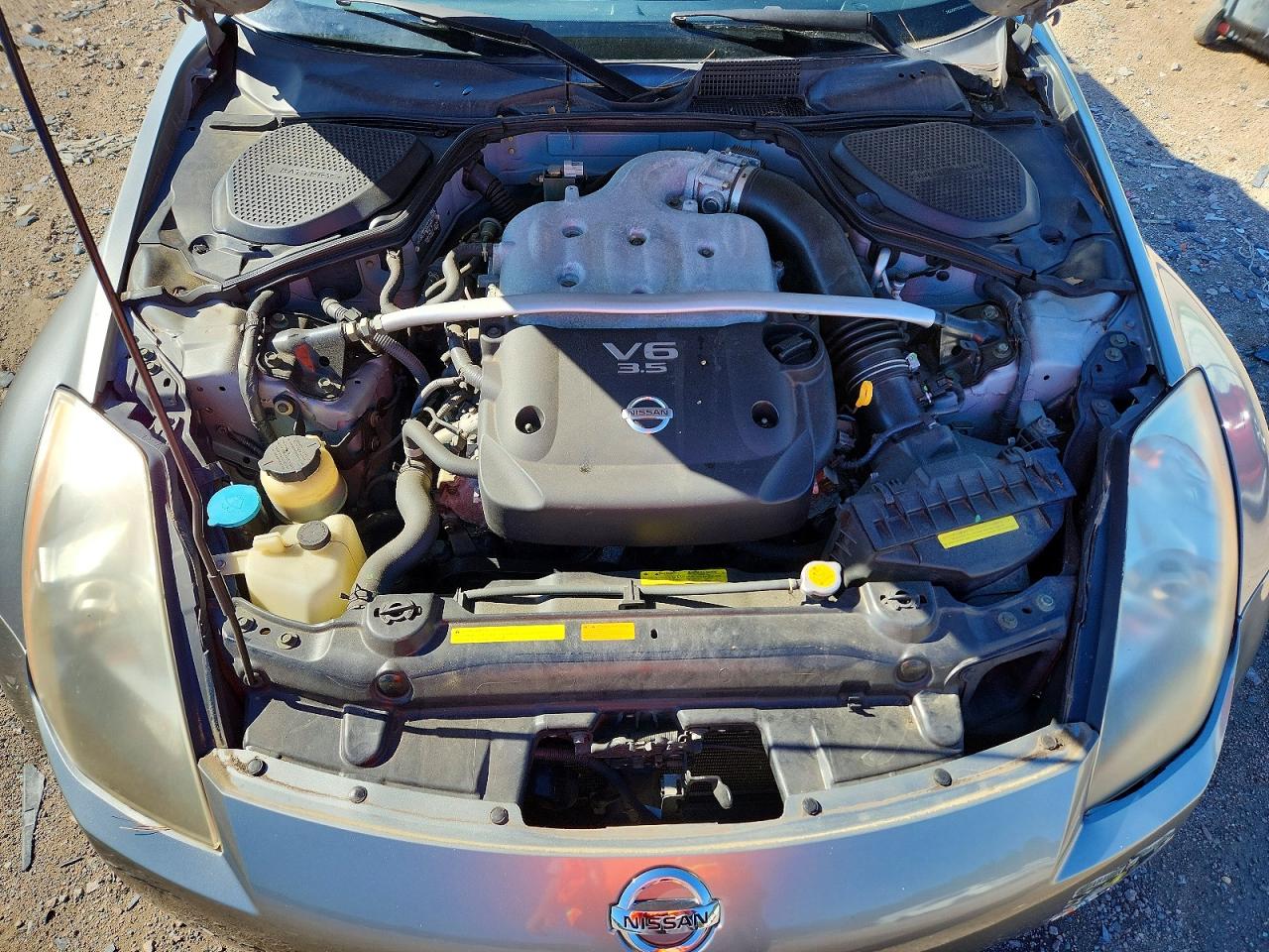 2004 Nissan 350z Roadster Серебряный vin: JN1AZ36A94T010609