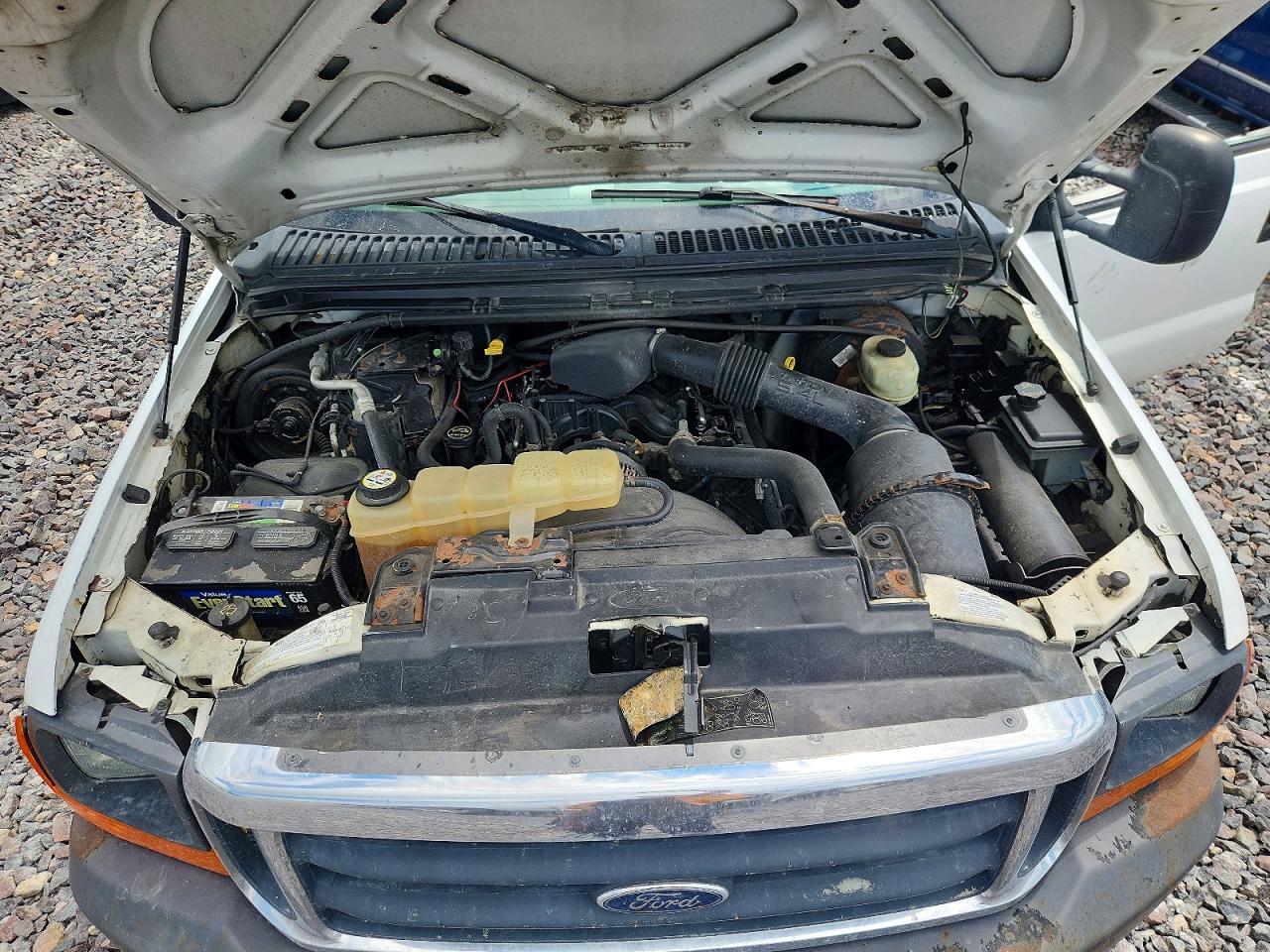 2004 Ford F250 White vin: 1FDNF20L34ED17768