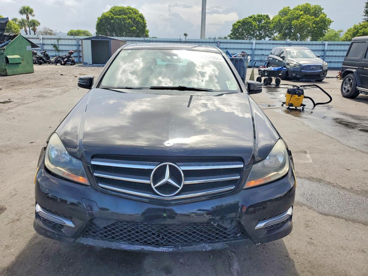 2014 Mercedes-benz C 250 Black vin: WDDGF4HB7EG232206