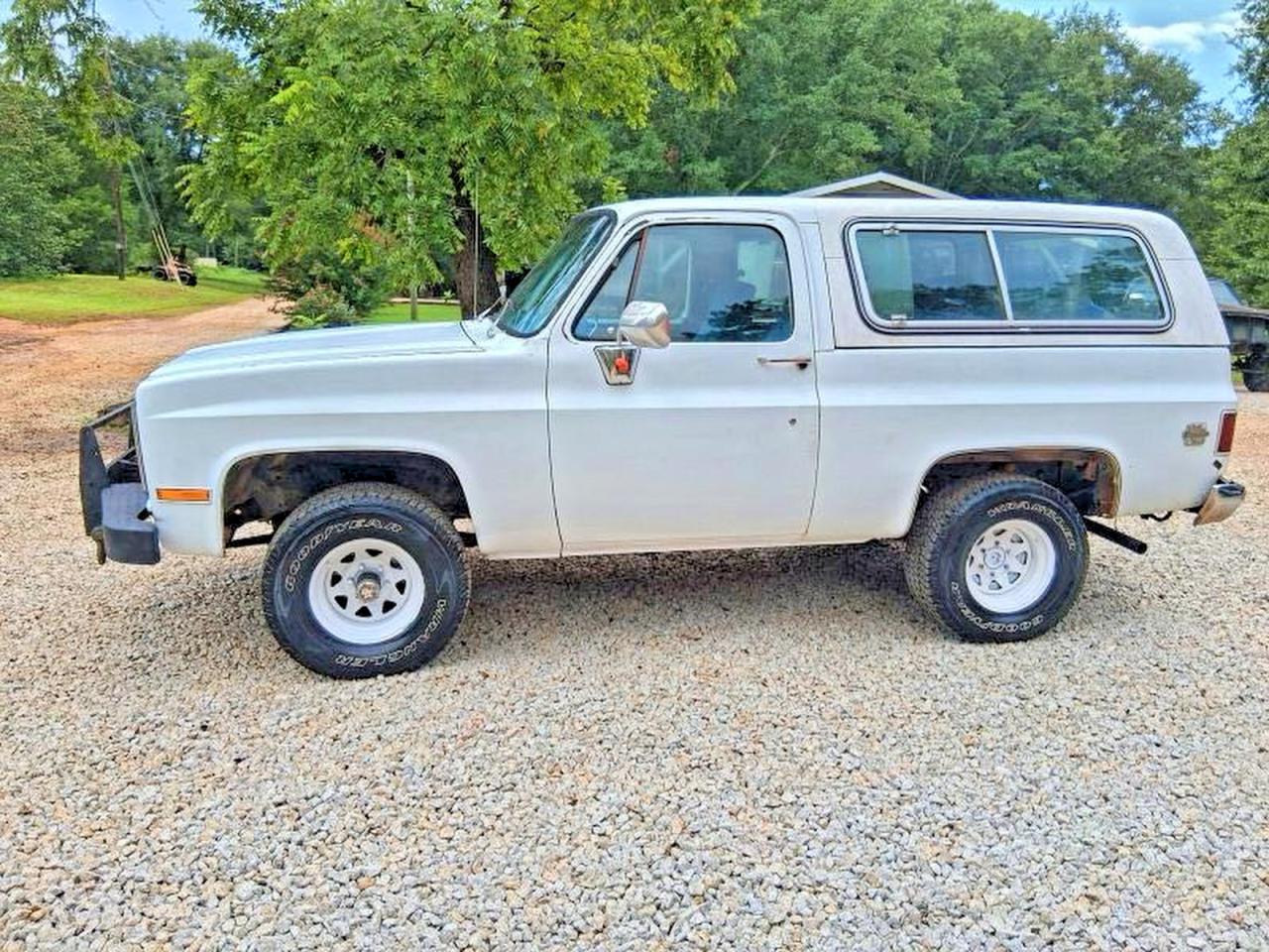 1983 Chevrolet Blazer K10 White vin: 1G8EK18L4DF11358