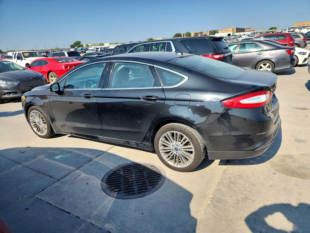 2014 Ford Fusion Se Black vin: 3FA6P0HD6ER108701