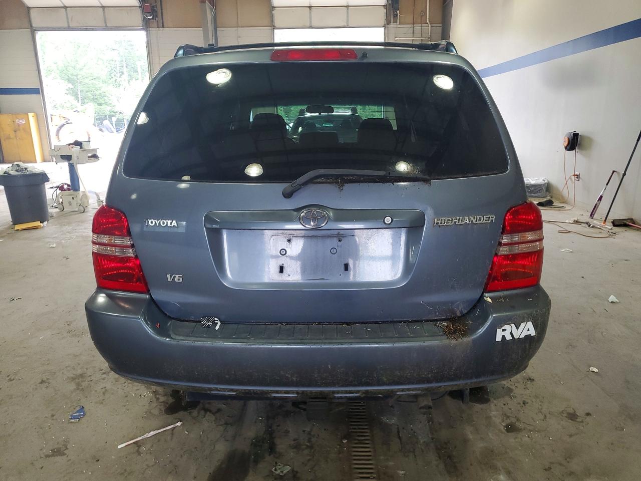 2003 Toyota Highlander Limited Синий vin: JTEGF21A130117151