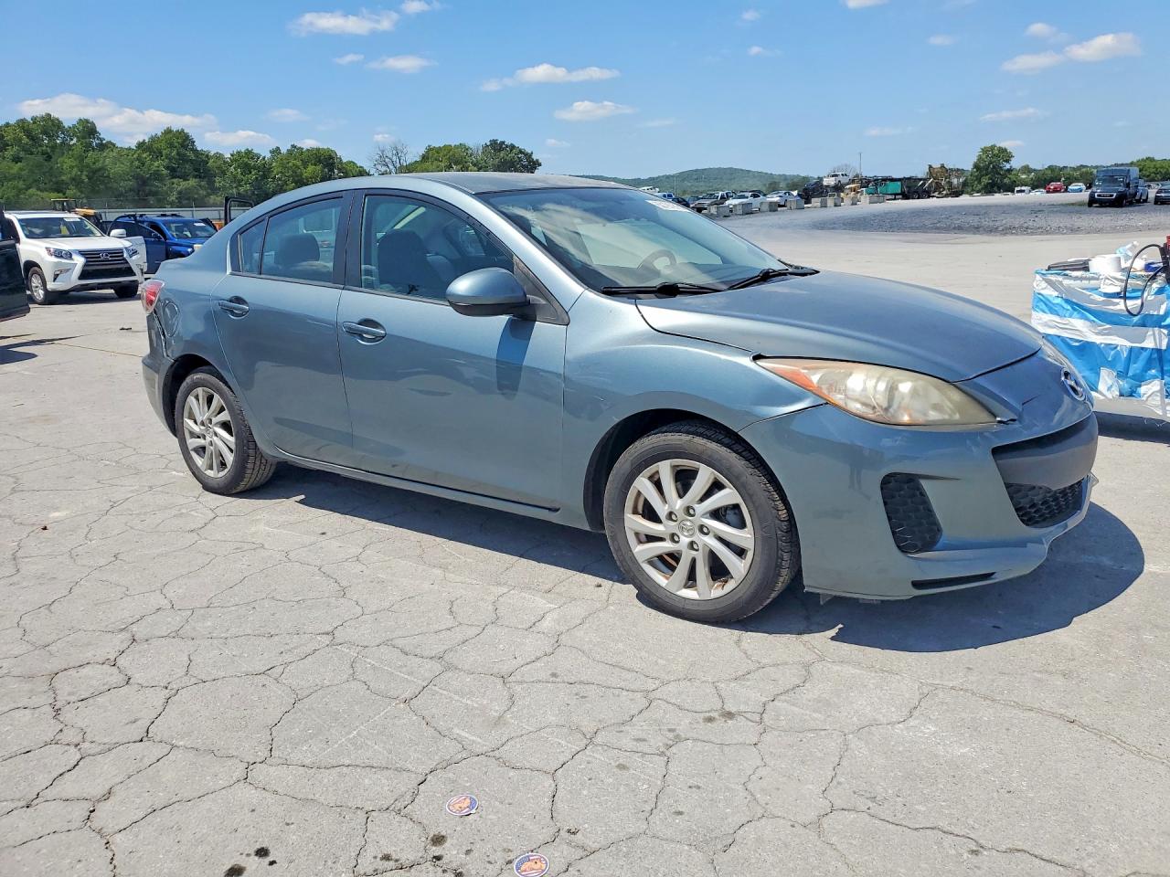2012 Mazda 3 I Blue vin: JM1BL1VF8C1515426