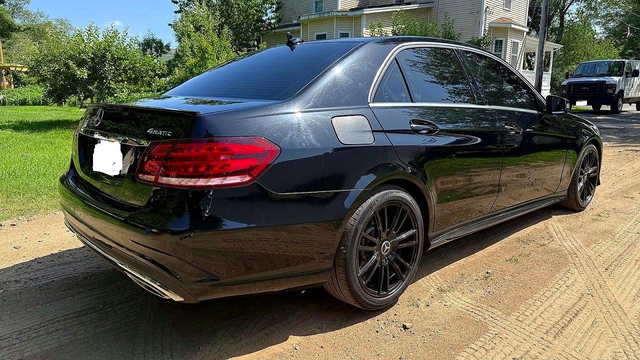 2014 Mercedes-benz E 350 4matic Black vin: WDDHF8JB3EB018896
