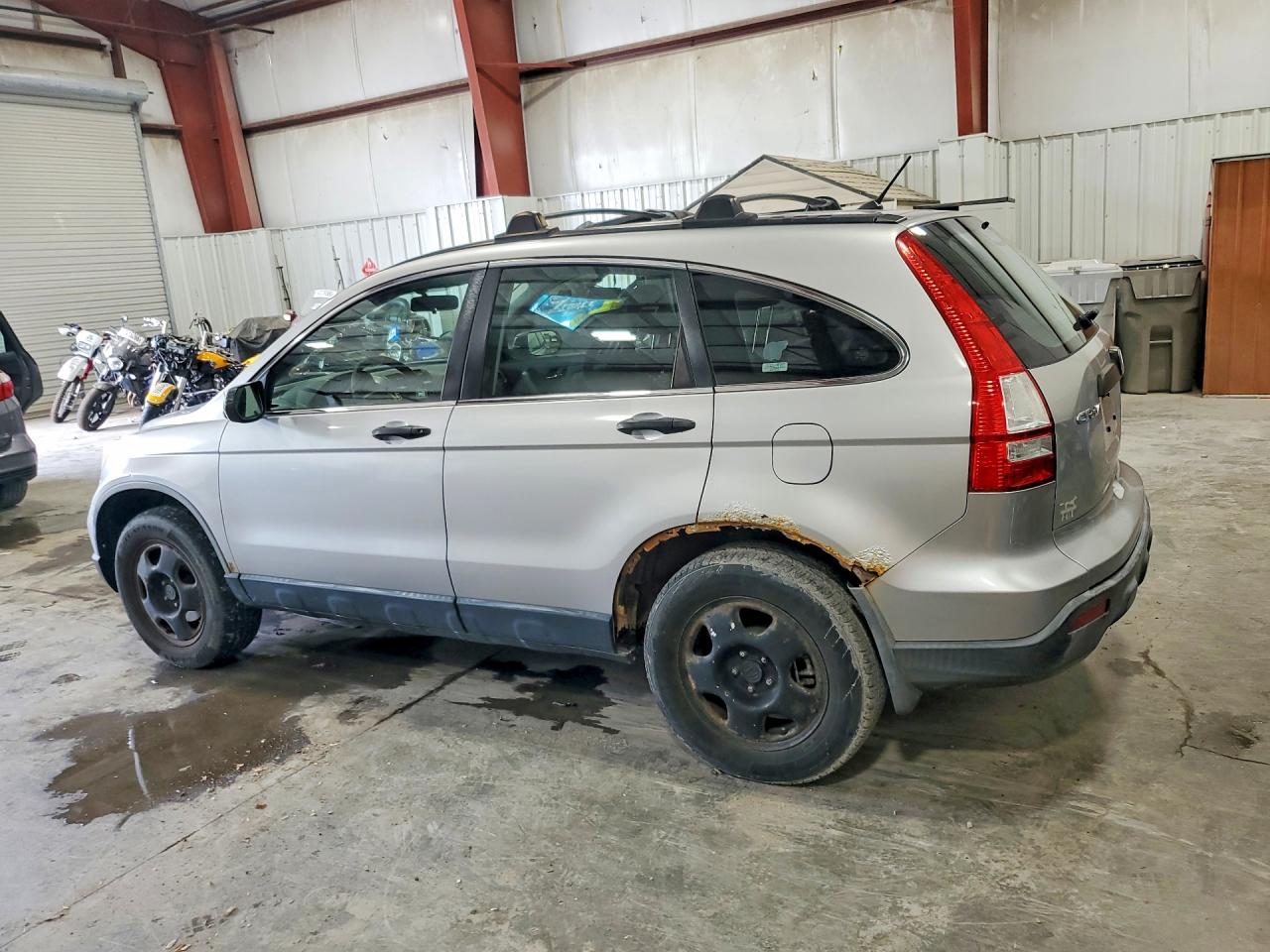 2008 Honda Cr-v Lx Silver vin: JHLRE38318C031277