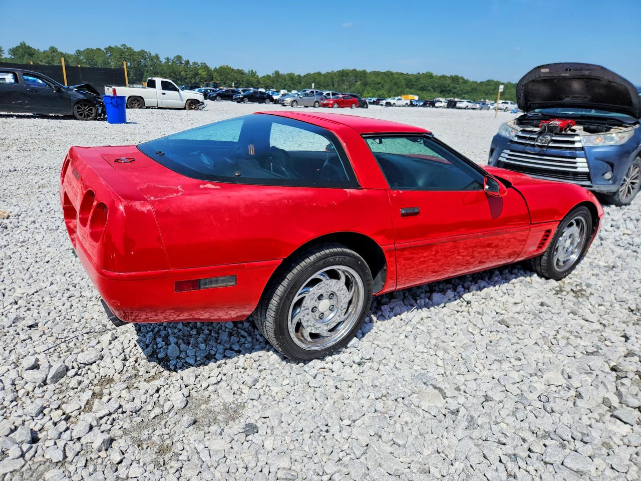 1996 Chevrolet Corvette Red vin: 1G1YY22P7T5100193