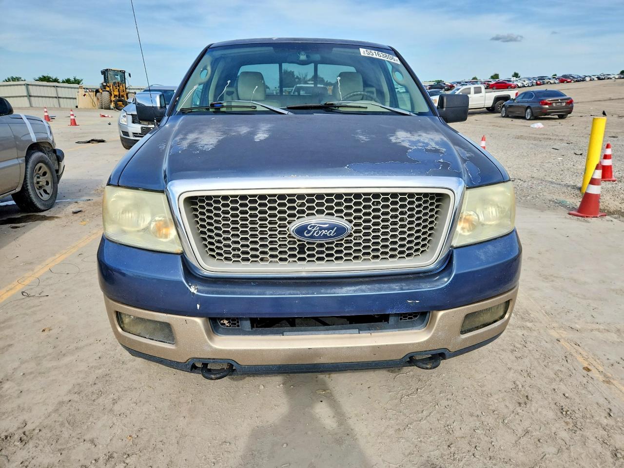 2004 Ford F150 Blue vin: 1FTPX14514NC04949