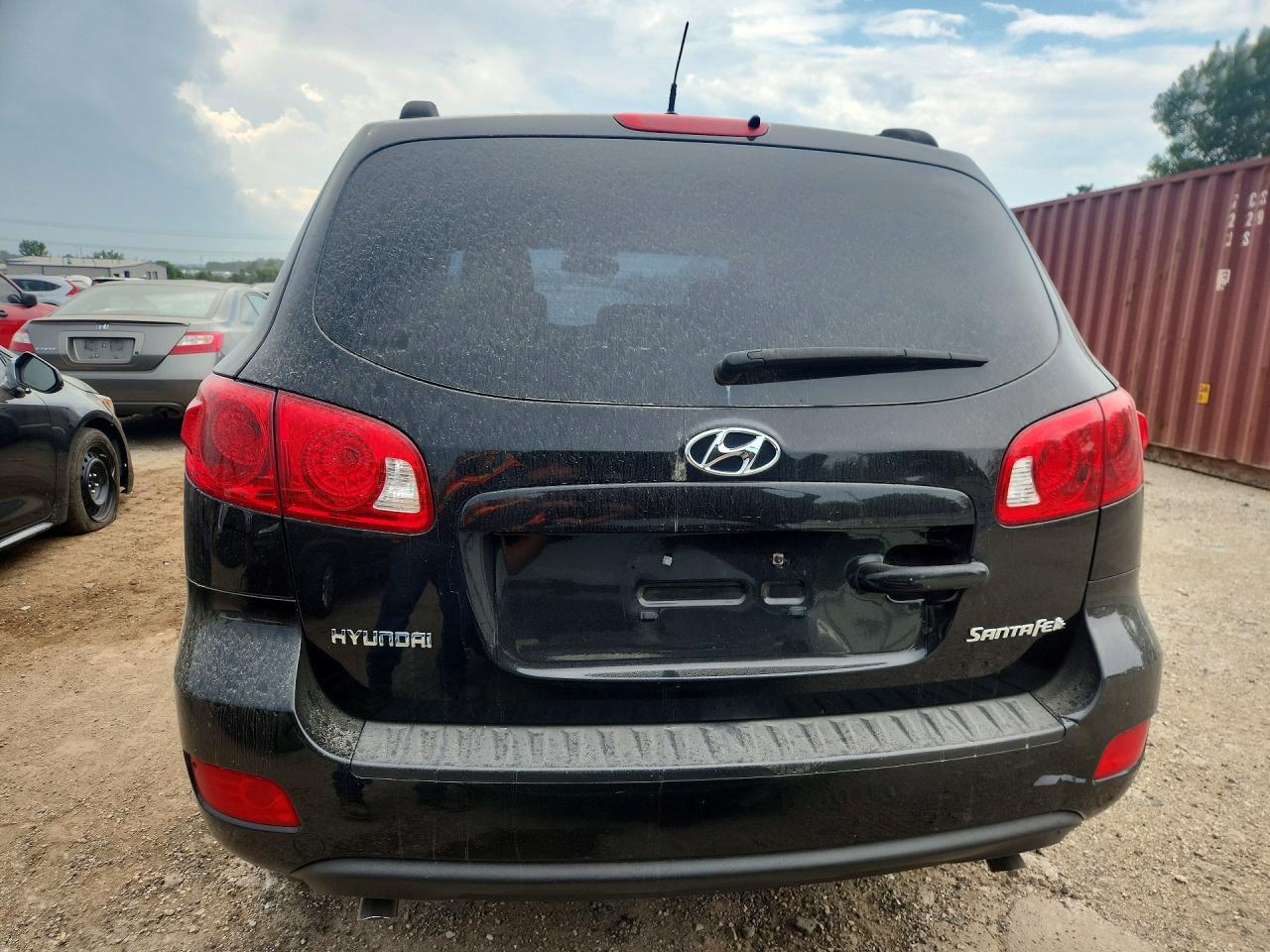 2008 Hyundai Santa Fe Gls Black vin: 5NMSG13D38H157655