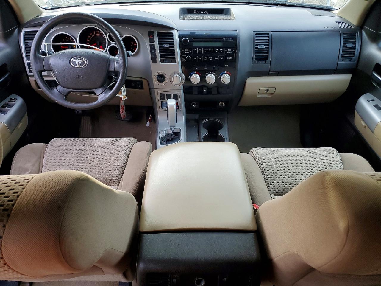 2008 Toyota Tundra Sr5 Белый vin: 5TBDV54188S500492