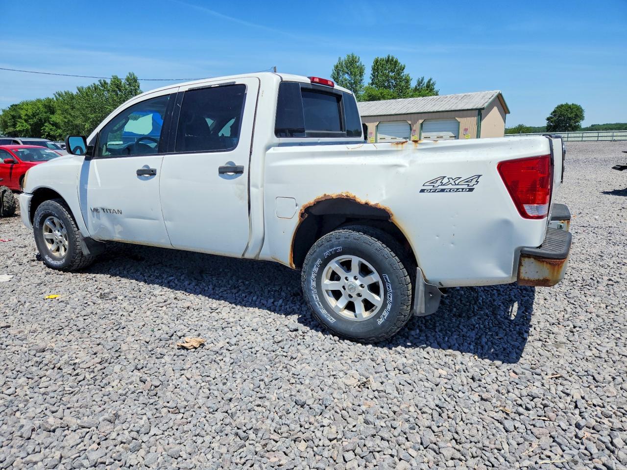 2005 Nissan Titan Xe White vin: 1N6AA07B45N502140