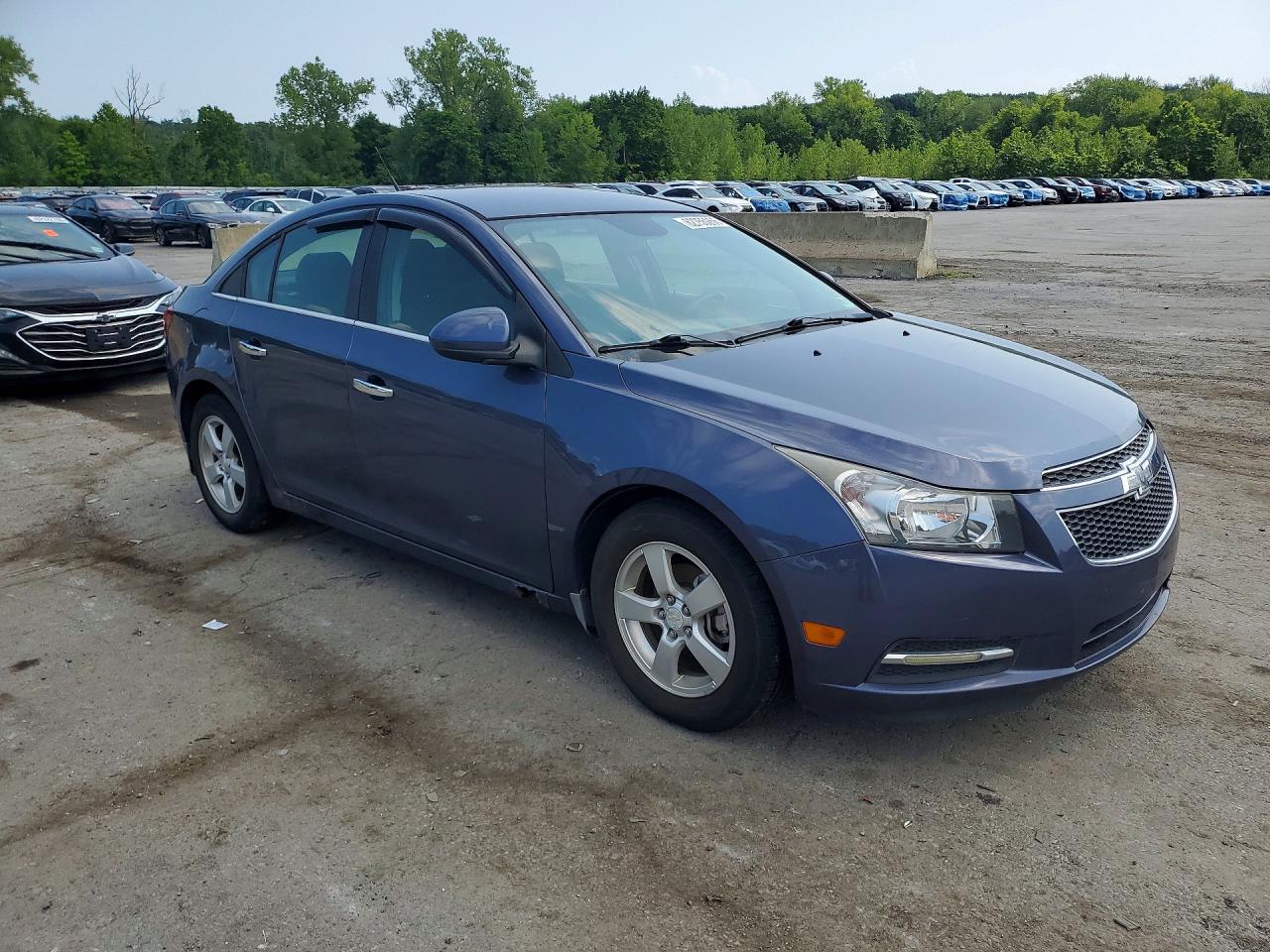 2014 Chevrolet Cruze Lt Blue vin: 1G1PC5SBXE7400253