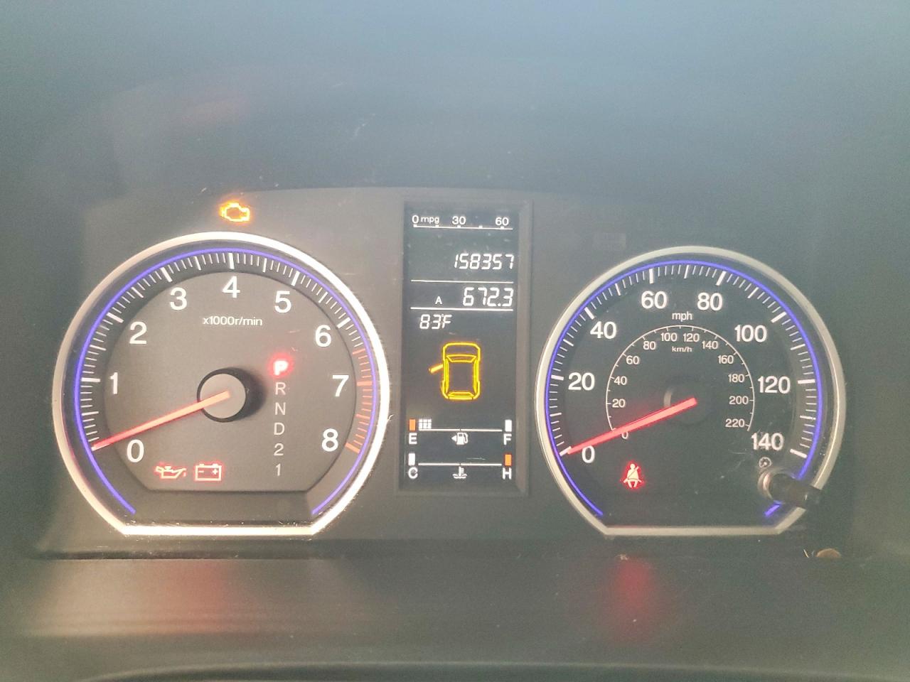 2009 Honda Cr-v Exl Blue vin: 5J6RE48799L037121