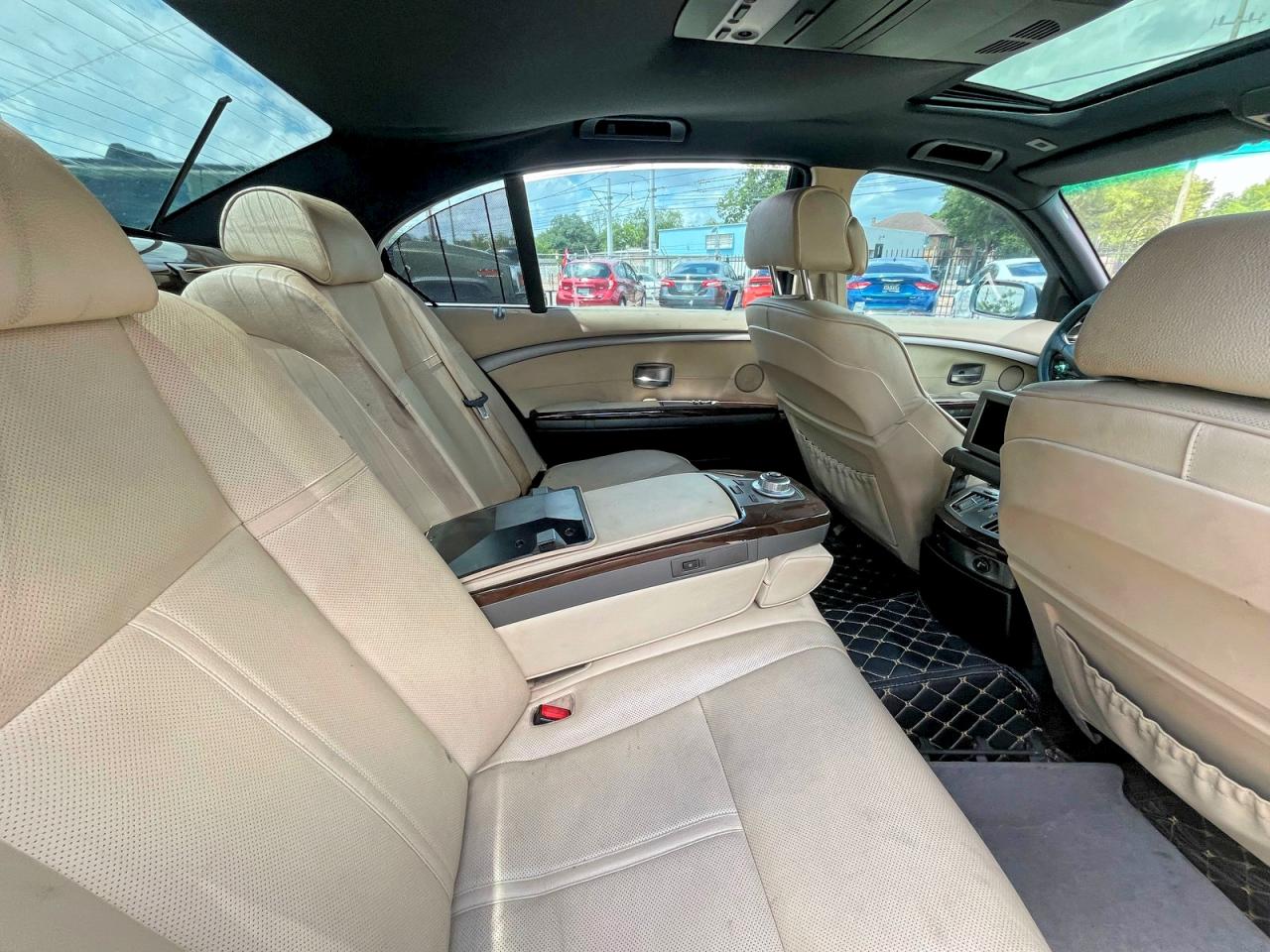 2008 Bmw 750 Li Blue vin: WBAHN83548DT77748