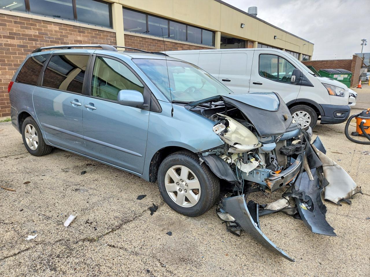 2008 Toyota Sienna Xle Blue vin: 5TDZK22C08S174194