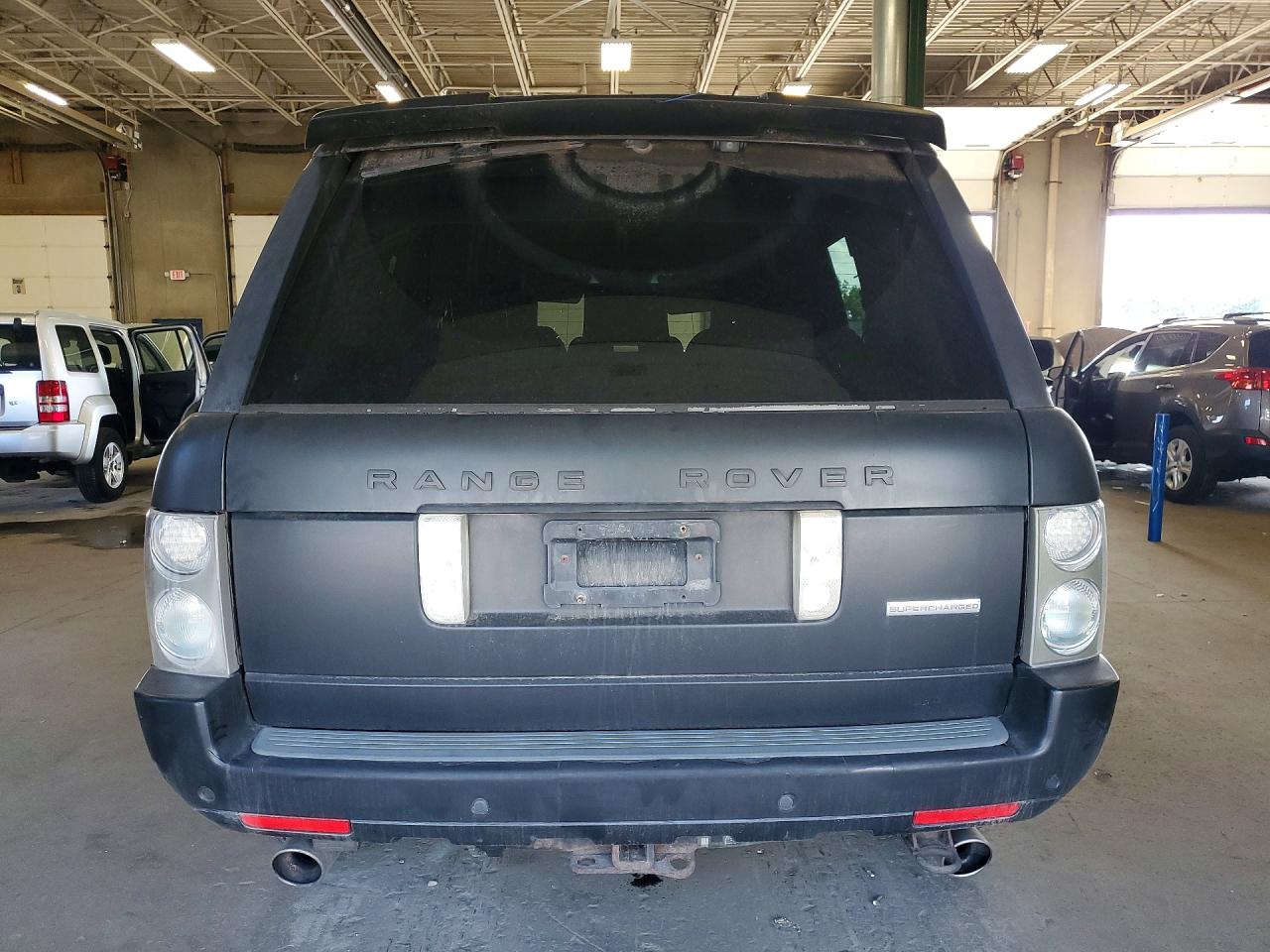 2007 Land Rover Range Rover Supercharged Черный vin: SALMF13427A241334