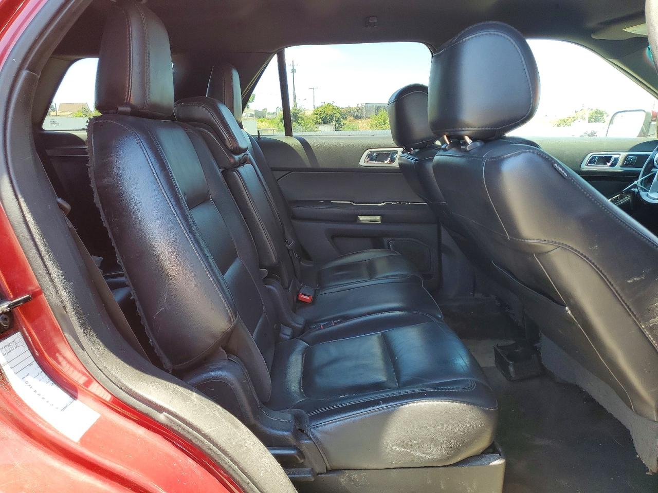 2015 Ford Explorer Limited Red vin: 1FM5K7F83FGB42389