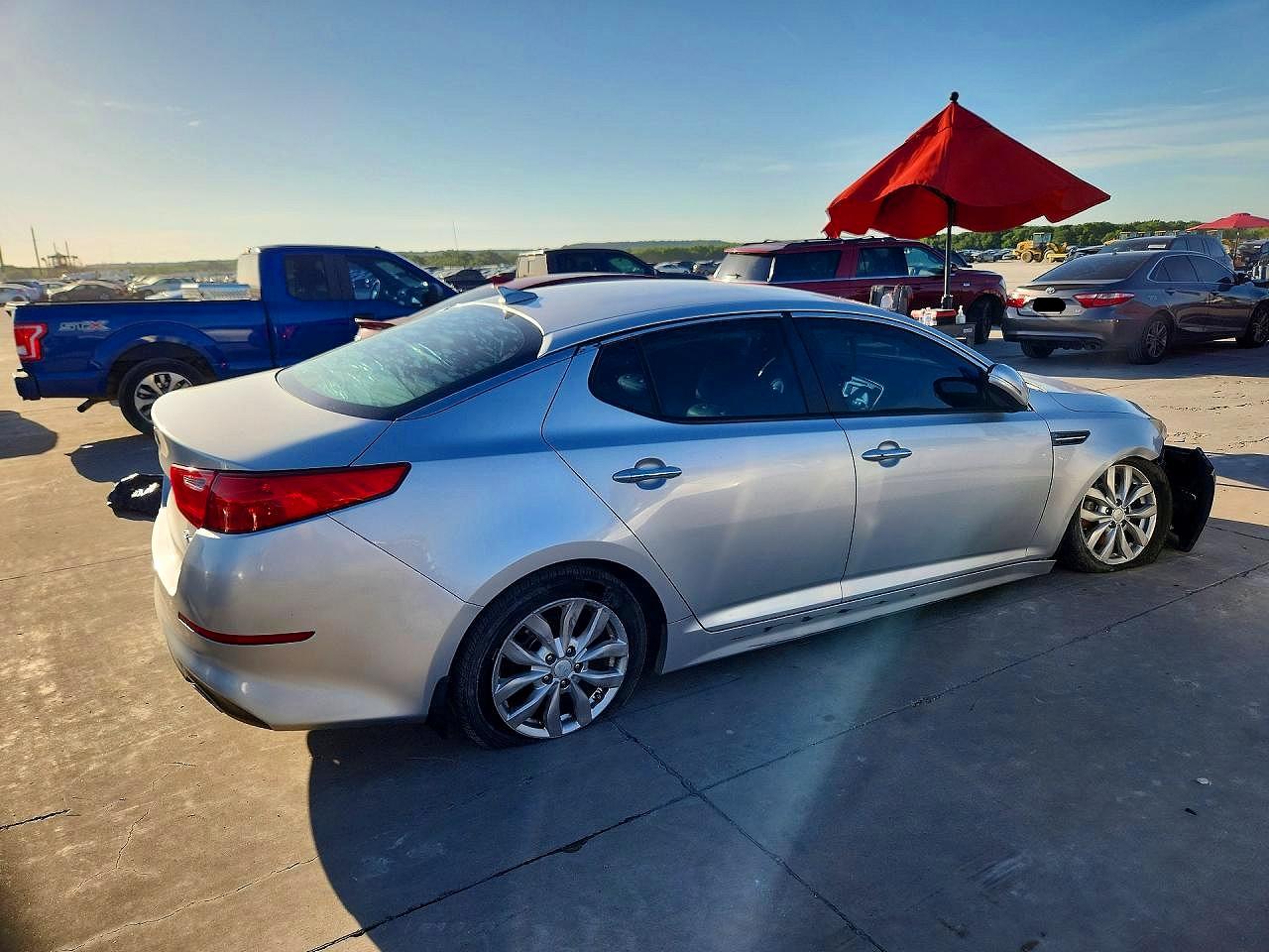 2015 Kia Optima Ex Silver vin: 5XXGN4A79FG405431