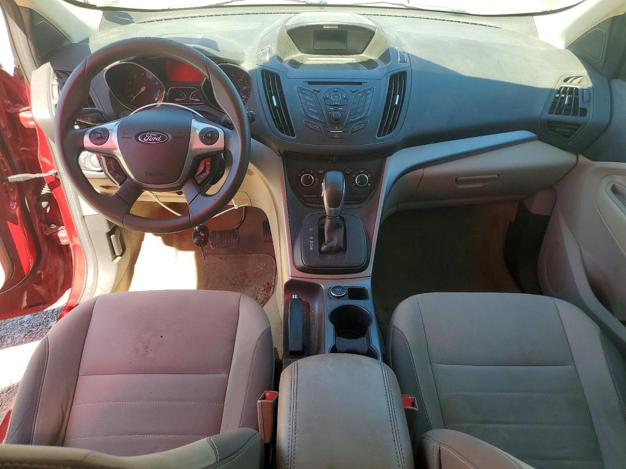 2014 Ford Escape Se Red vin: 1FMCU0GX8EUB98147