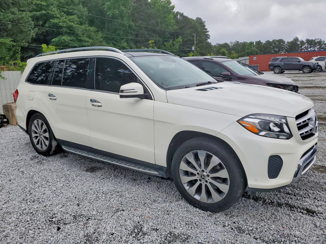 2018 Mercedes-benz Gls 450 4matic White vin: 4JGDF6EE3JB029789