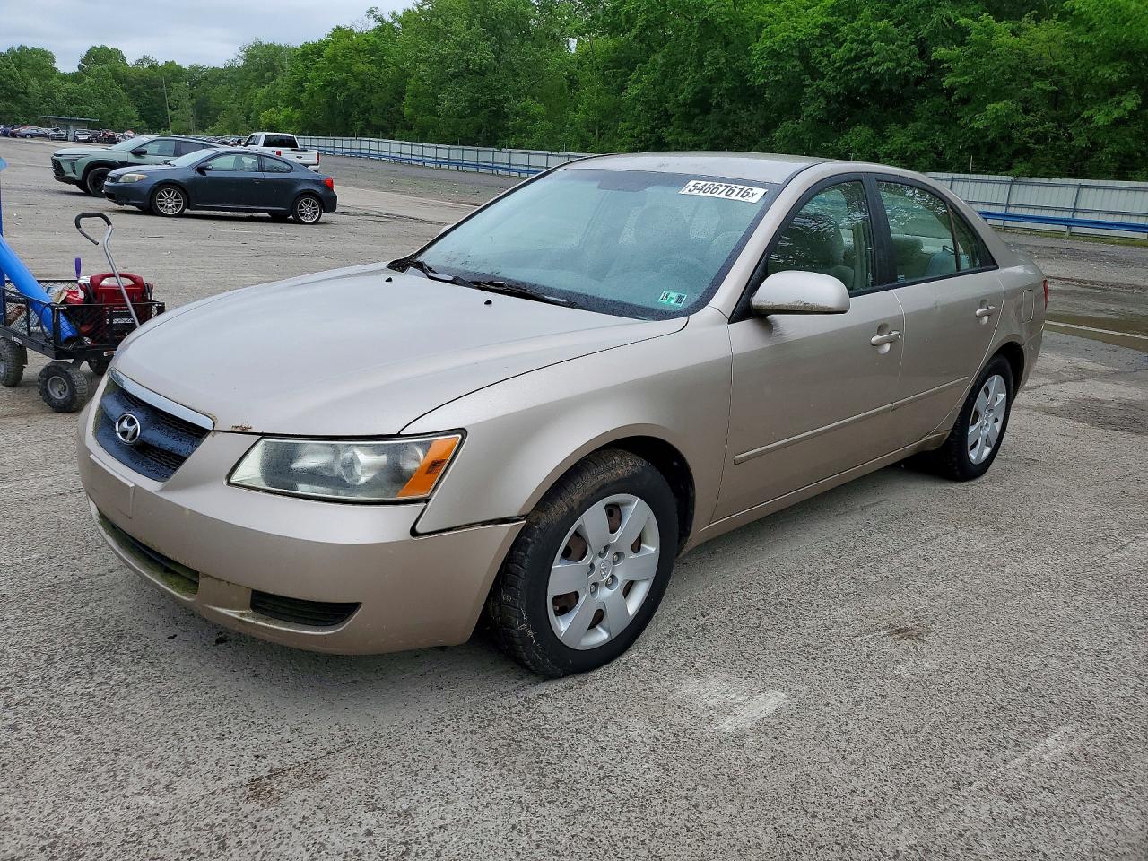 2007 Hyundai Sonata Gls Gold vin: 5NPET46CX7H290184