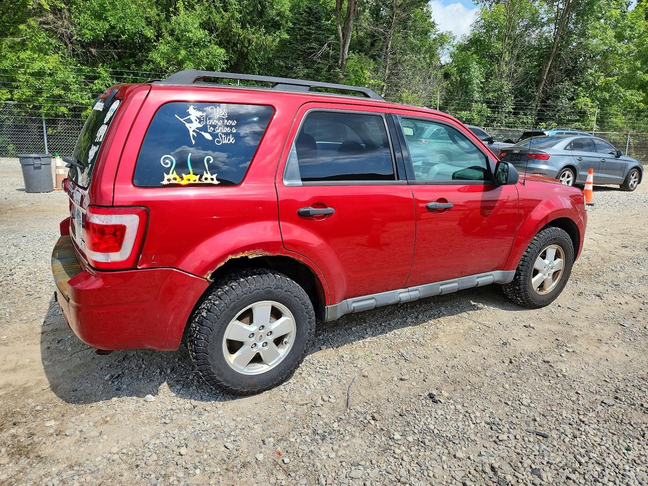 2012 Ford Escape Xlt Red vin: 1FMCU9DG6CKA81717