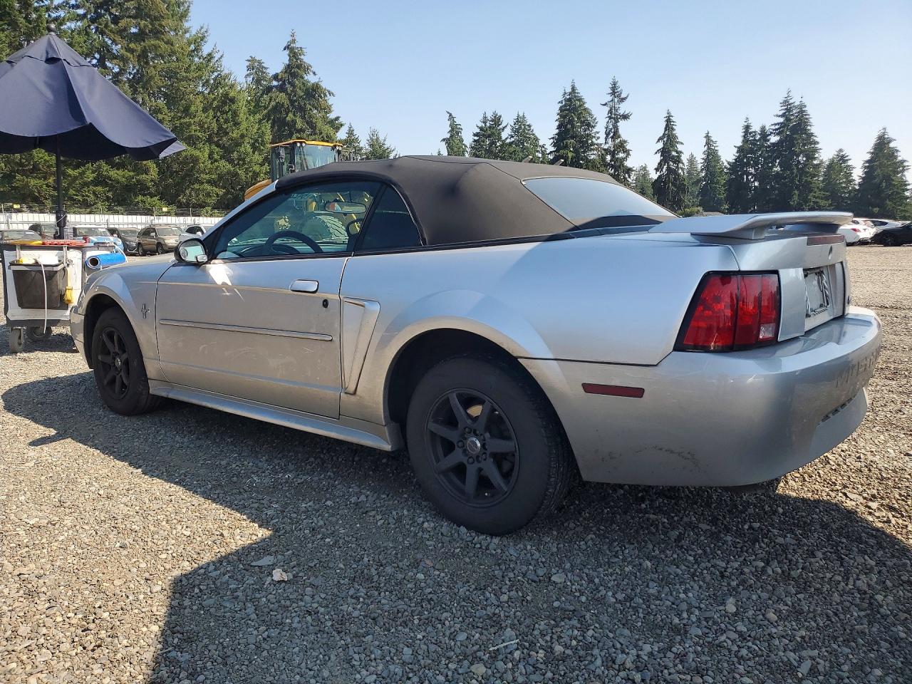 2001 Ford Mustang Silver vin: 1FAFP44491F194784
