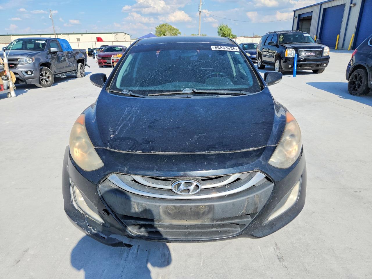 2014 Hyundai Elantra Gt Base Black vin: KMHD35LH1EU230228