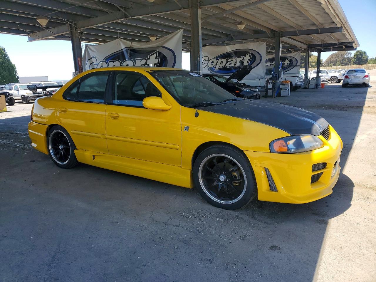 2003 Nissan Sentra Se-r Spec V Yellow vin: 3N1AB51D53L720336