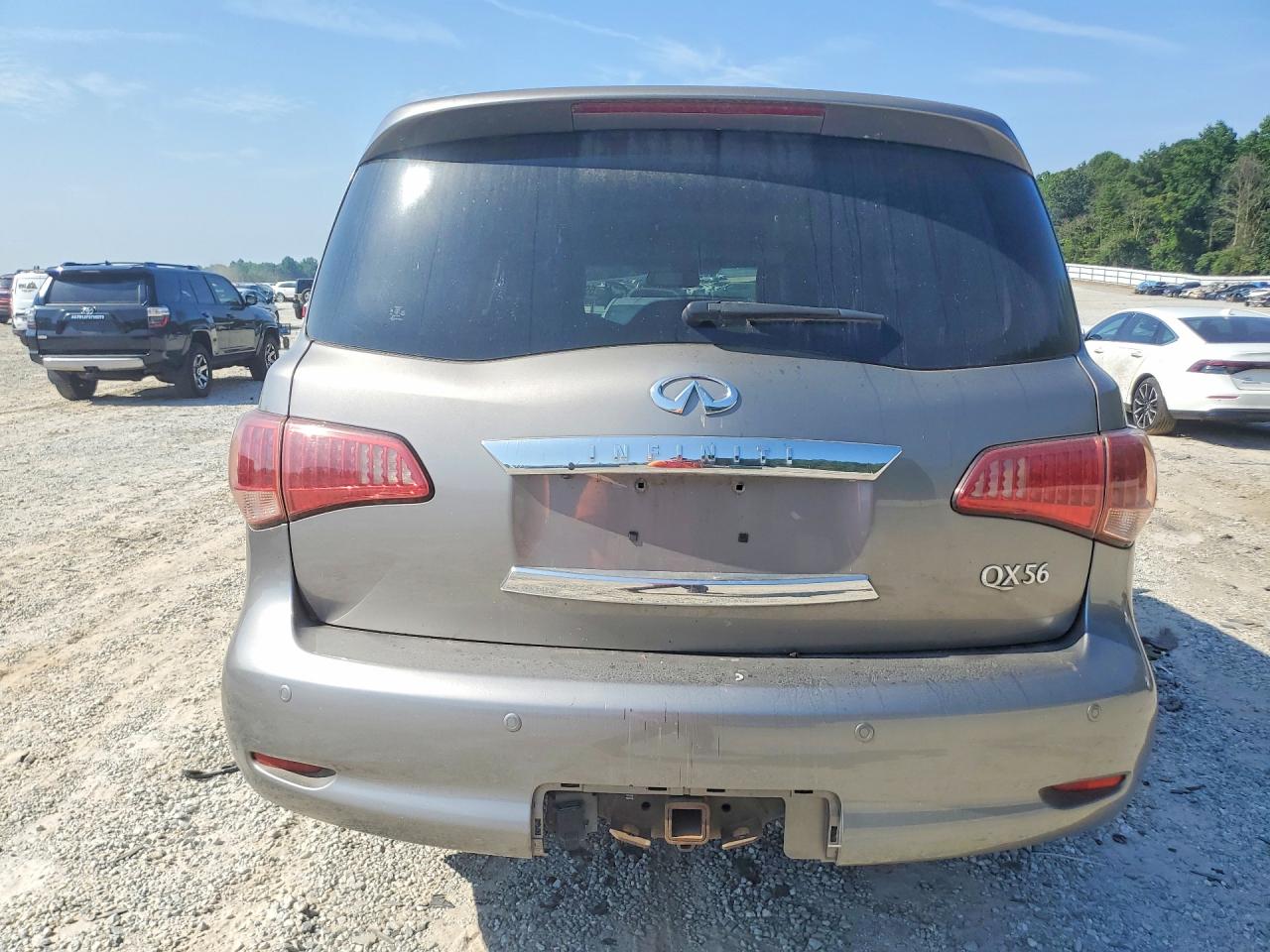 2013 Infiniti Qx56 Base Silver vin: JN8AZ2NE7D9060941