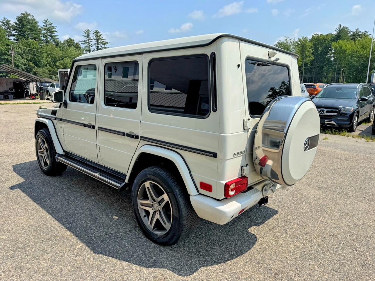 2013 Mercedes-benz G 550 White vin: WDCYC3HF2DX200700