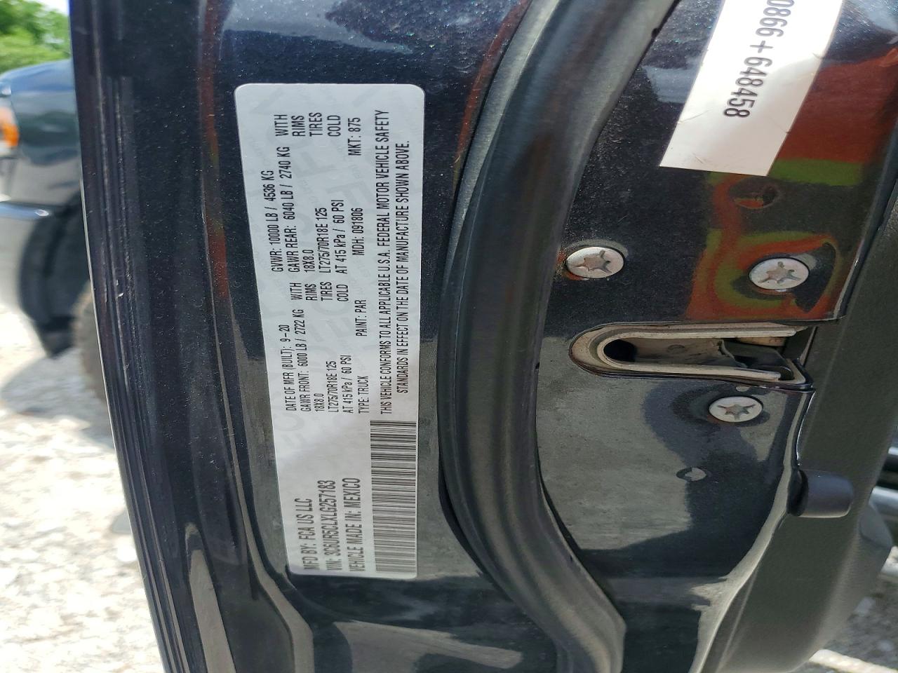 2020 Ram 2500 Tradesman Gray vin: 3C6UR5CLXLG257183