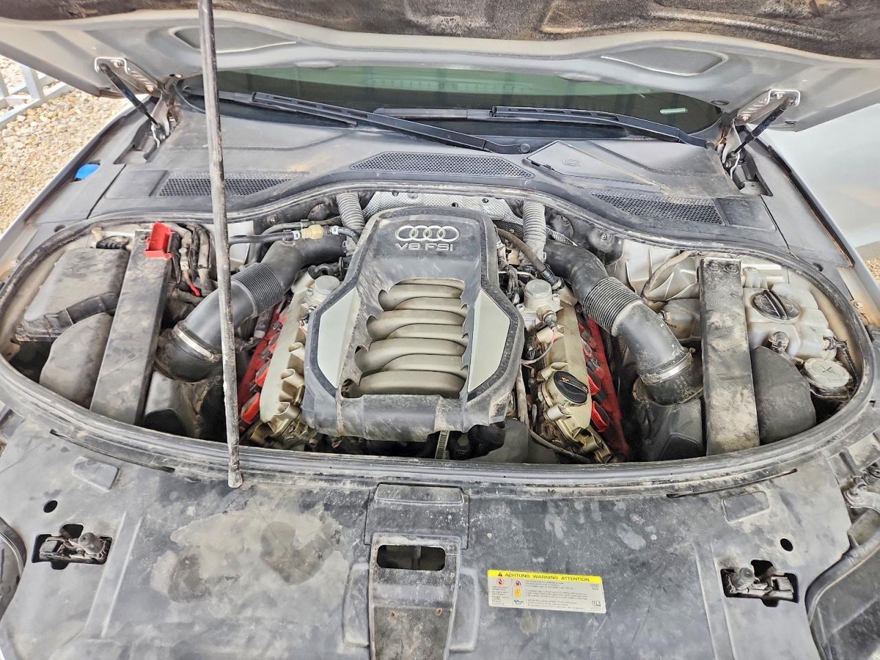 2011 Audi A8 L Quattro Silver vin: WAURVAFDXBN005699