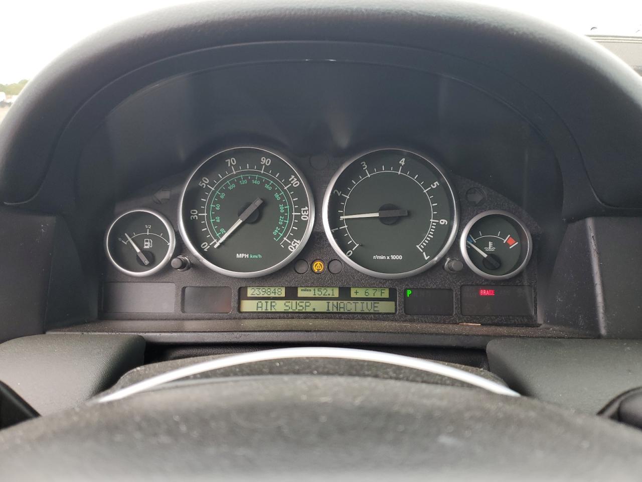 2004 Land Rover Range Rover Hse Gray vin: SALME114X4A171843