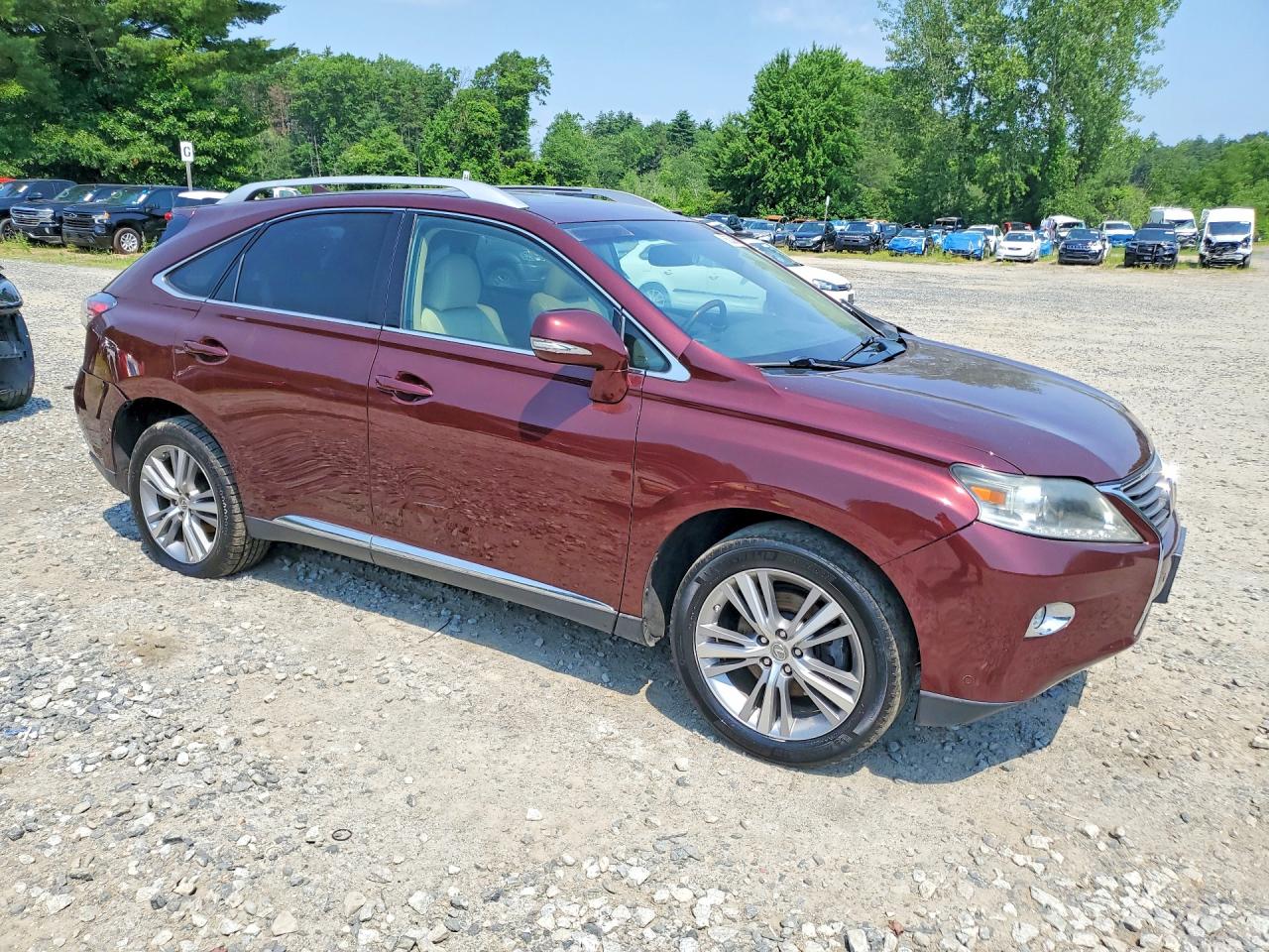 2015 Lexus Rx 350 Base Burgundy vin: 2T2BK1BA5FC265313