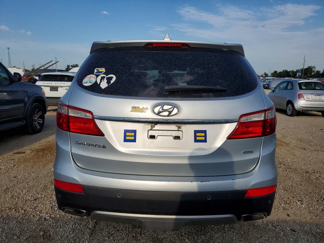 2015 Hyundai Santa Fe Gls Gray vin: KM8SR4HF1FU106064