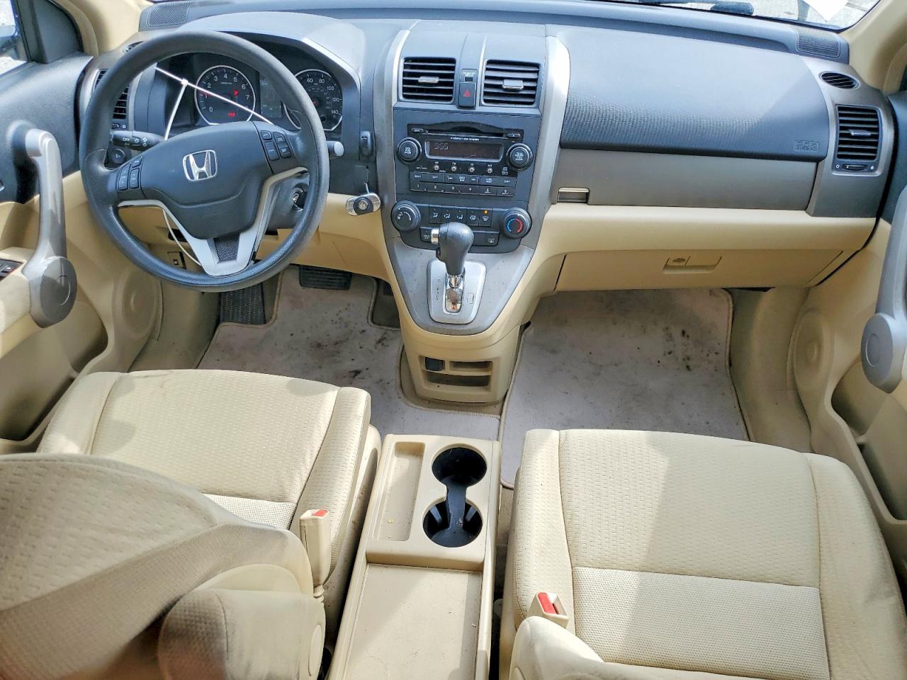 2007 Honda Cr-v Ex Бежевый vin: JHLRE485X7C068852