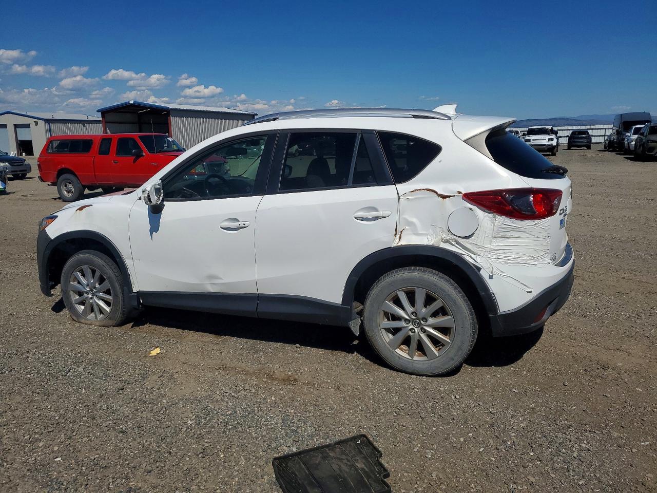 2015 Mazda Cx-5 Touring White vin: JM3KE4CY8F0495521