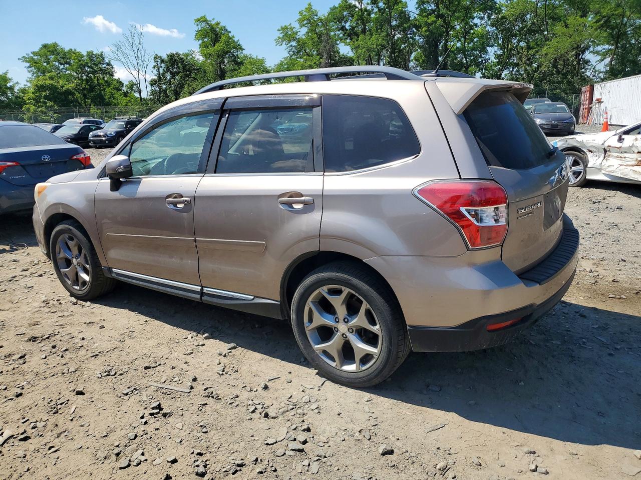 2015 Subaru Forester 2.5i Touring Brown vin: JF2SJAWC1FH461314