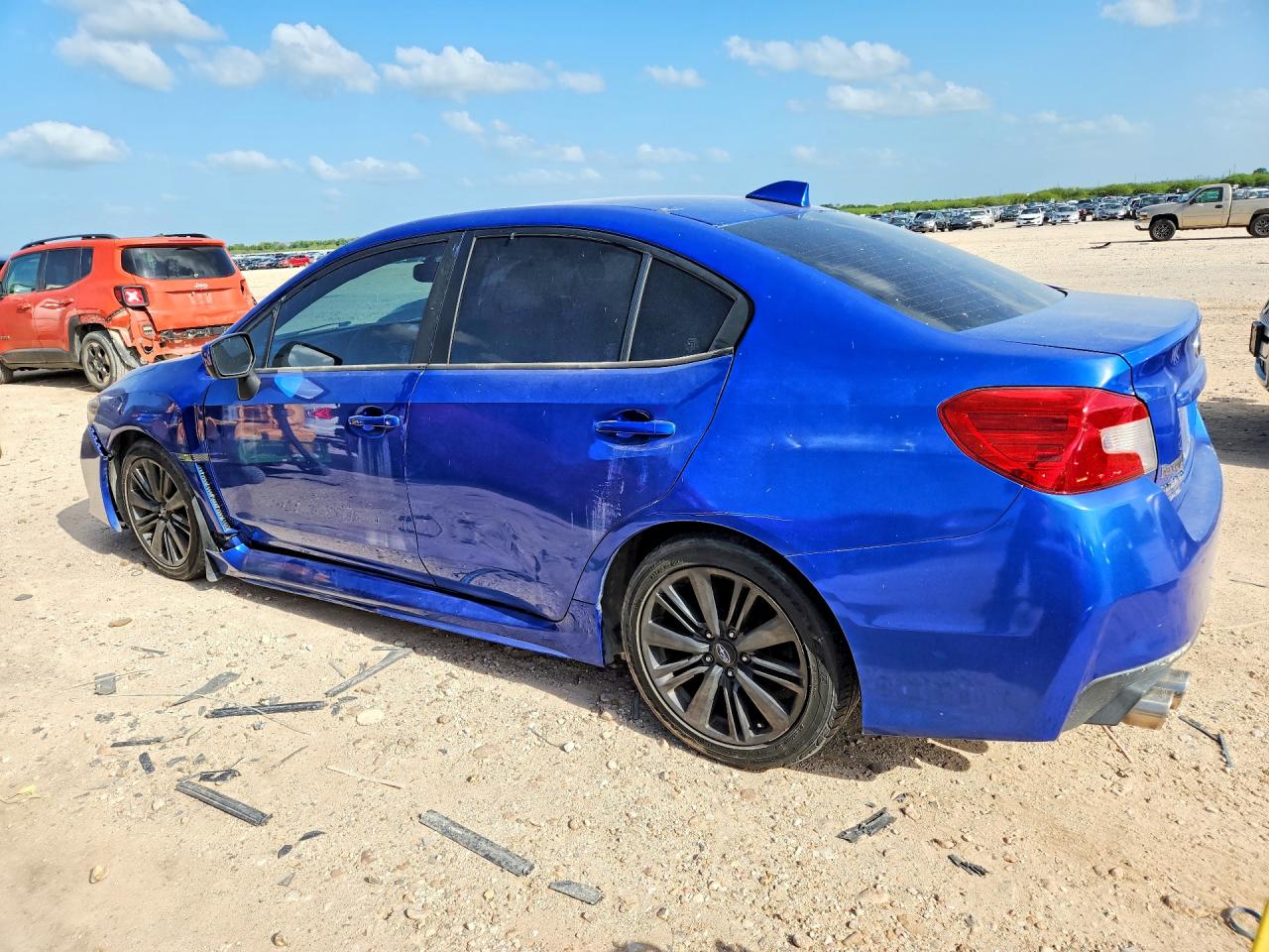 2015 Subaru Wrx Blue vin: JF1VA1A67F9822171
