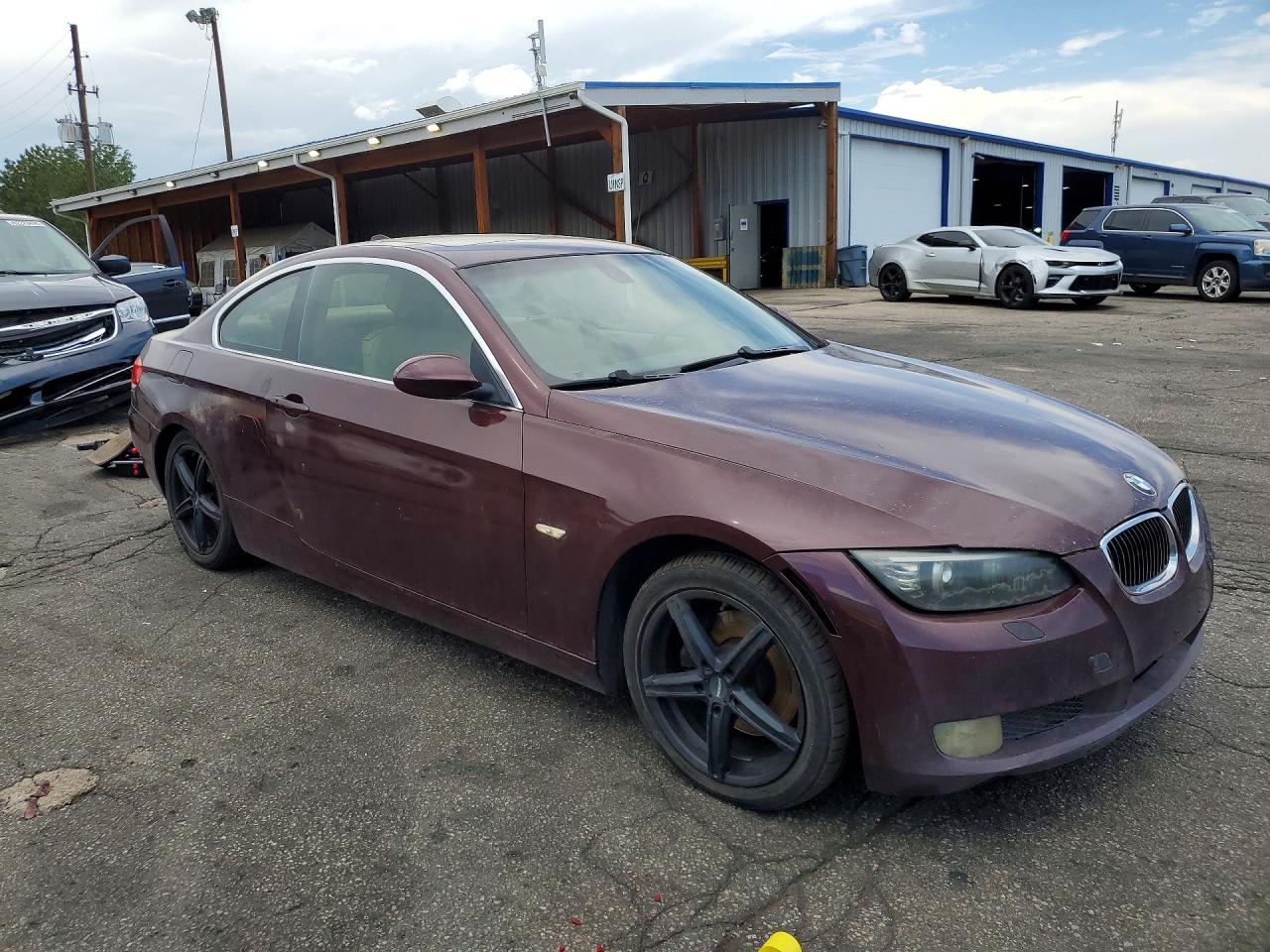 2008 Bmw 328 Xi Maroon vin: WBAWC33588PD09941