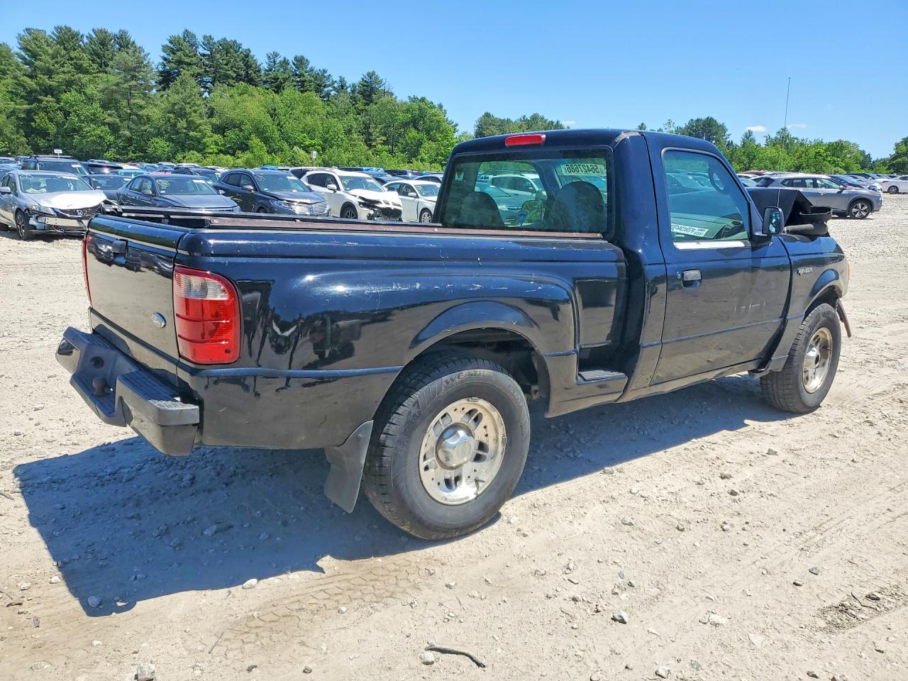 2003 Ford Ranger Black vin: 1FTYR10D73TA38703