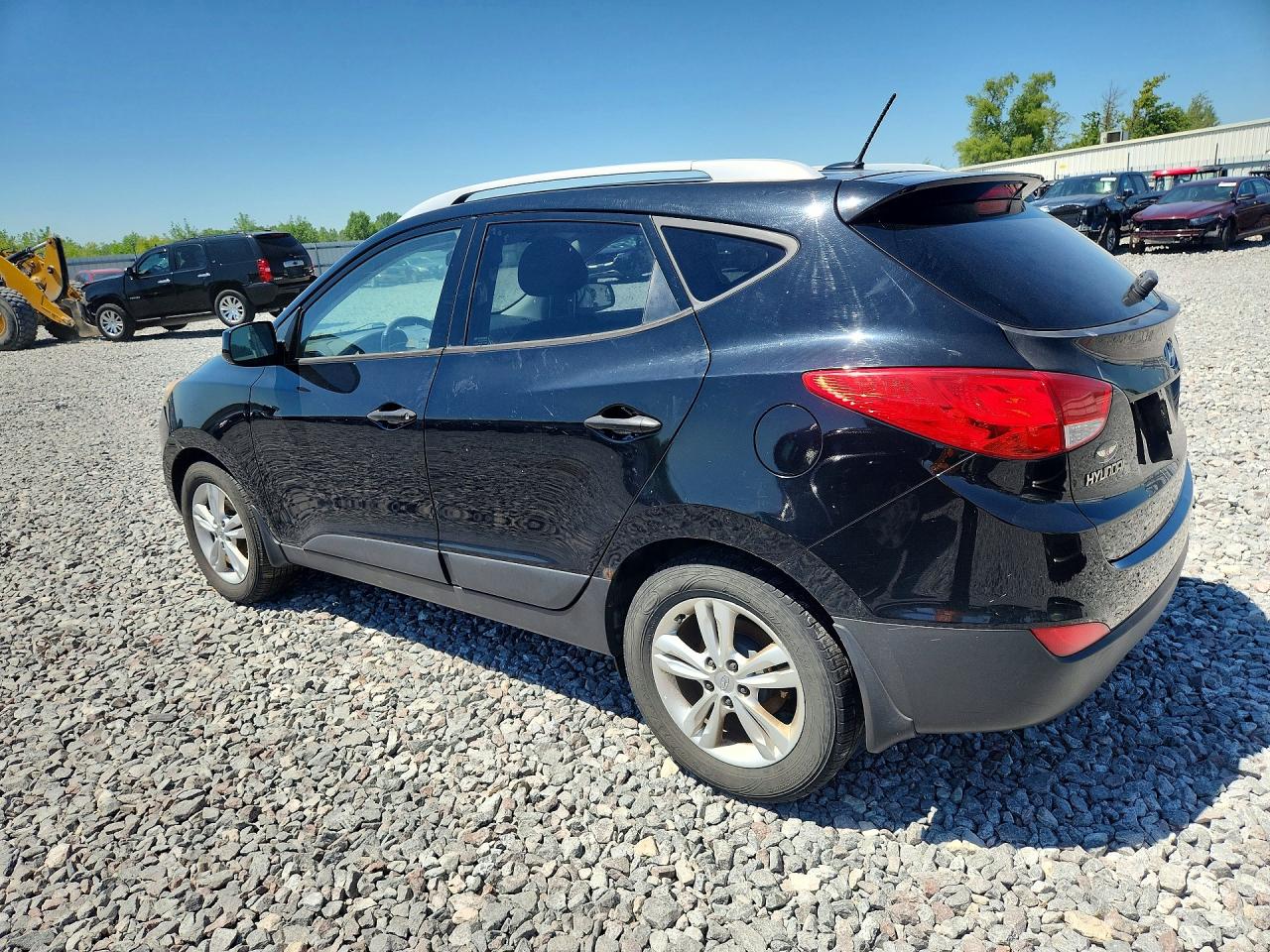 2010 Hyundai Tucson Gls Black vin: KM8JUCAC4AU111076