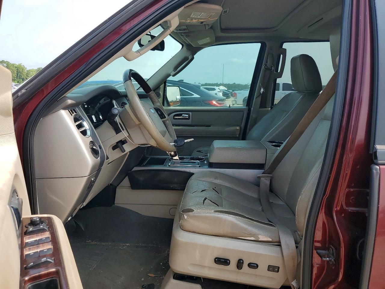 2009 Ford Expedition El Limited Maroon vin: 1FMFK19529LA12845