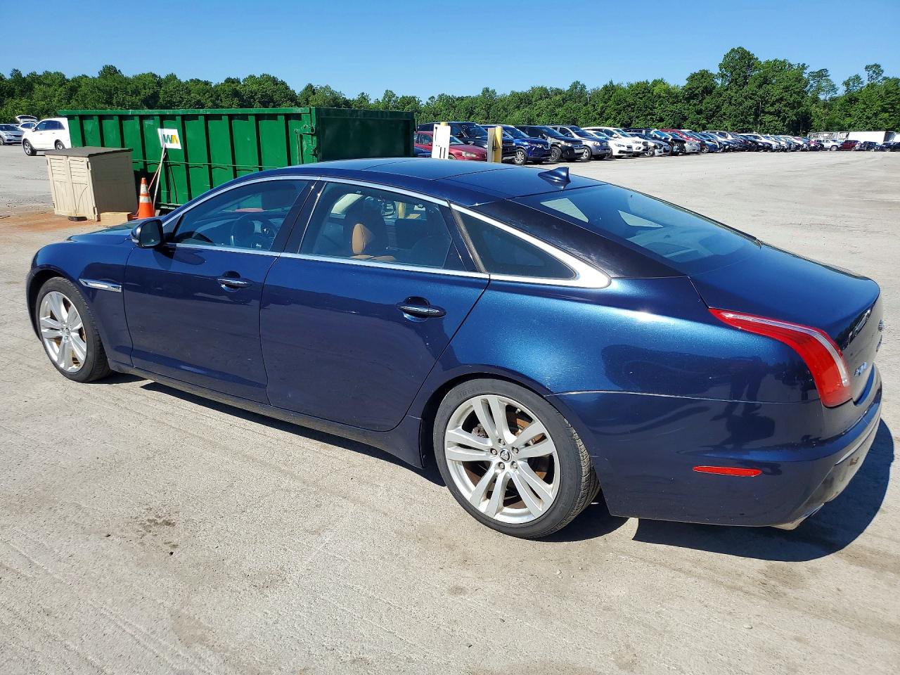 2013 Jaguar Xjl Portfolio Blue vin: SAJWJ2GD9D8V50429