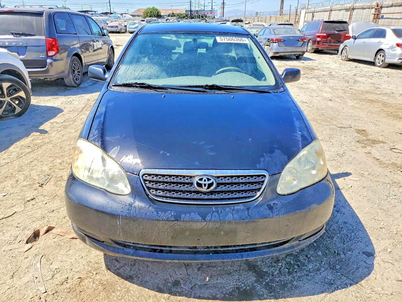 2006 Toyota Corolla Ce Black vin: JTDBR32E860065597