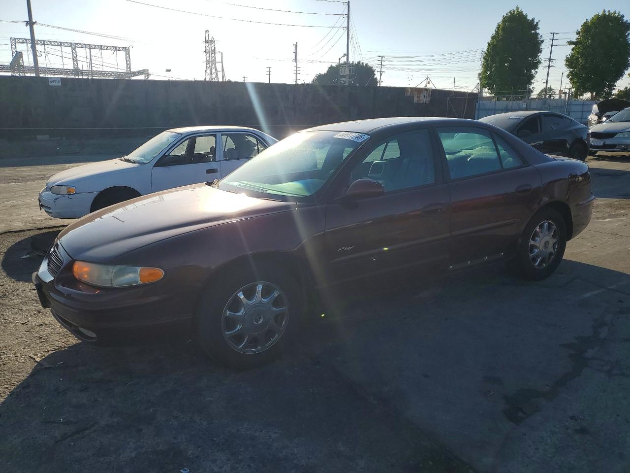 2001 Buick Regal Ls Burgundy vin: 2G4WB55K211337816